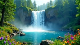 4K Lagoon Falls
