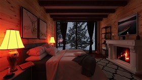the cosy bedroom