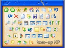 tore-up XP toolbar icons