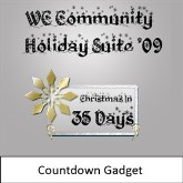 WC Community Holiday Suite '09 - Countdown Widget