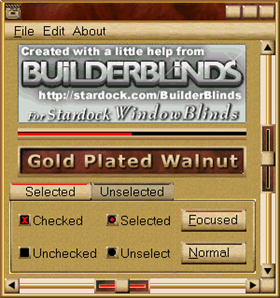 Gold Plated Walnut