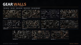 Industrial Gear Walls