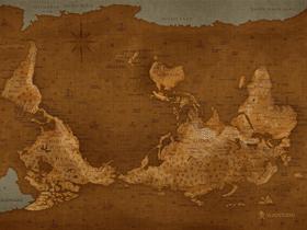 World Map - Upside Down