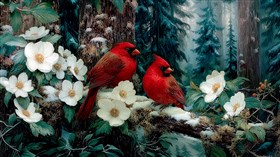 Cardinal Winter