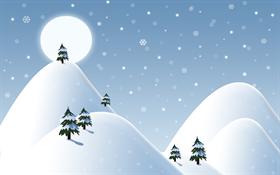 Snow trees...