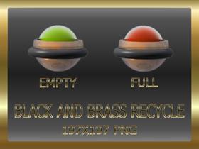 Black and Brass Recycle