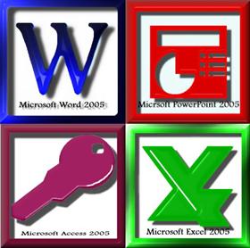 Word, Powerpoint, Access, and Excel