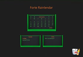 Forte Rainlendar