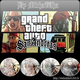 GTA San Andreas icons pack