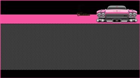 pink cadillac wall two