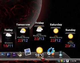 Reflective Weather Icons