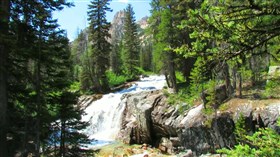 Redfish Lake Creek Waterfall