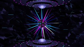 Neon Spike Whirl