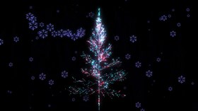 4K Tinsel Tree