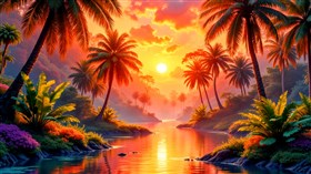 4K Tropical River