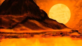 Volcano Sunset