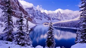 Moraine Lake Winter