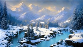 4K Winter Colors