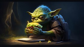 4K Yoda Big Mac Attact