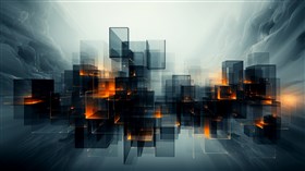 4K Transparent Cubes4