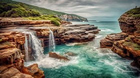 4K Sea Cliffs