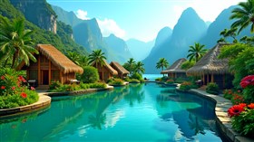 4K Resort Huts Bay