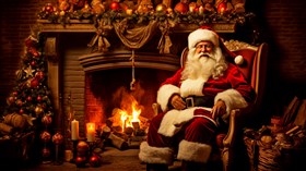 4K Cozy Santa
