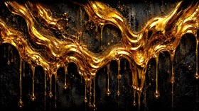 4K Gold Drip