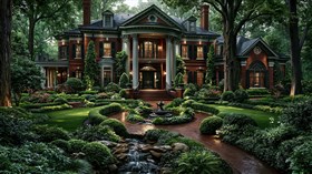 4K Luxury Home Landscape