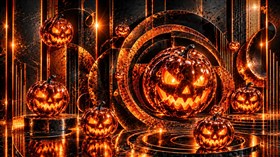4K Halloween Pumpkins