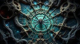 Fractal spiderweb