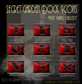 Secret Garden Dock Icons