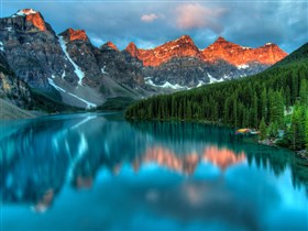 Alberta Lake and Mountain