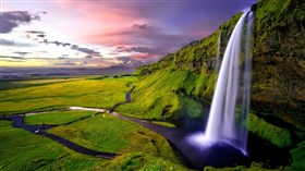 Seljalandsfoss Waterfall in Iceland