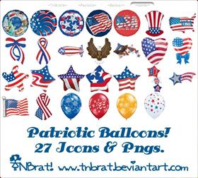 Grand Old Flag Balloons