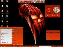 Roue Orange Halloween