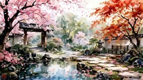 Bluming garden
