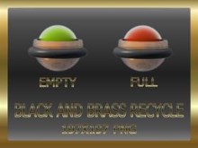 Black and Brass Recycle