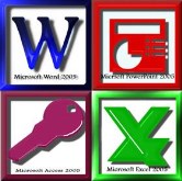 Word, Powerpoint, Access, and Excel
