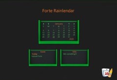 Forte Rainlendar