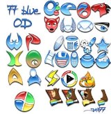 77 blue OD