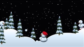snowmen playing
