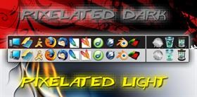Pixelated Dock Theme
