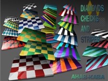 Diamonds checks and stripes