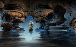 Honey combed cavern