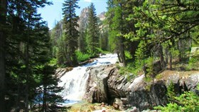 Redfish Lake Creek Waterfall