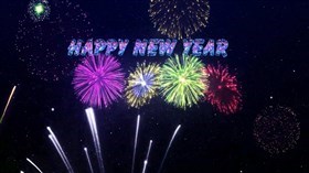 Happy New Year Fireworks