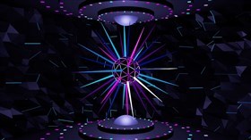 Neon Spike Whirl