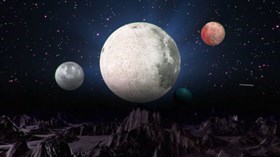 4K Space Moons