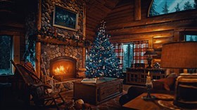 Forest Cabin Christmas